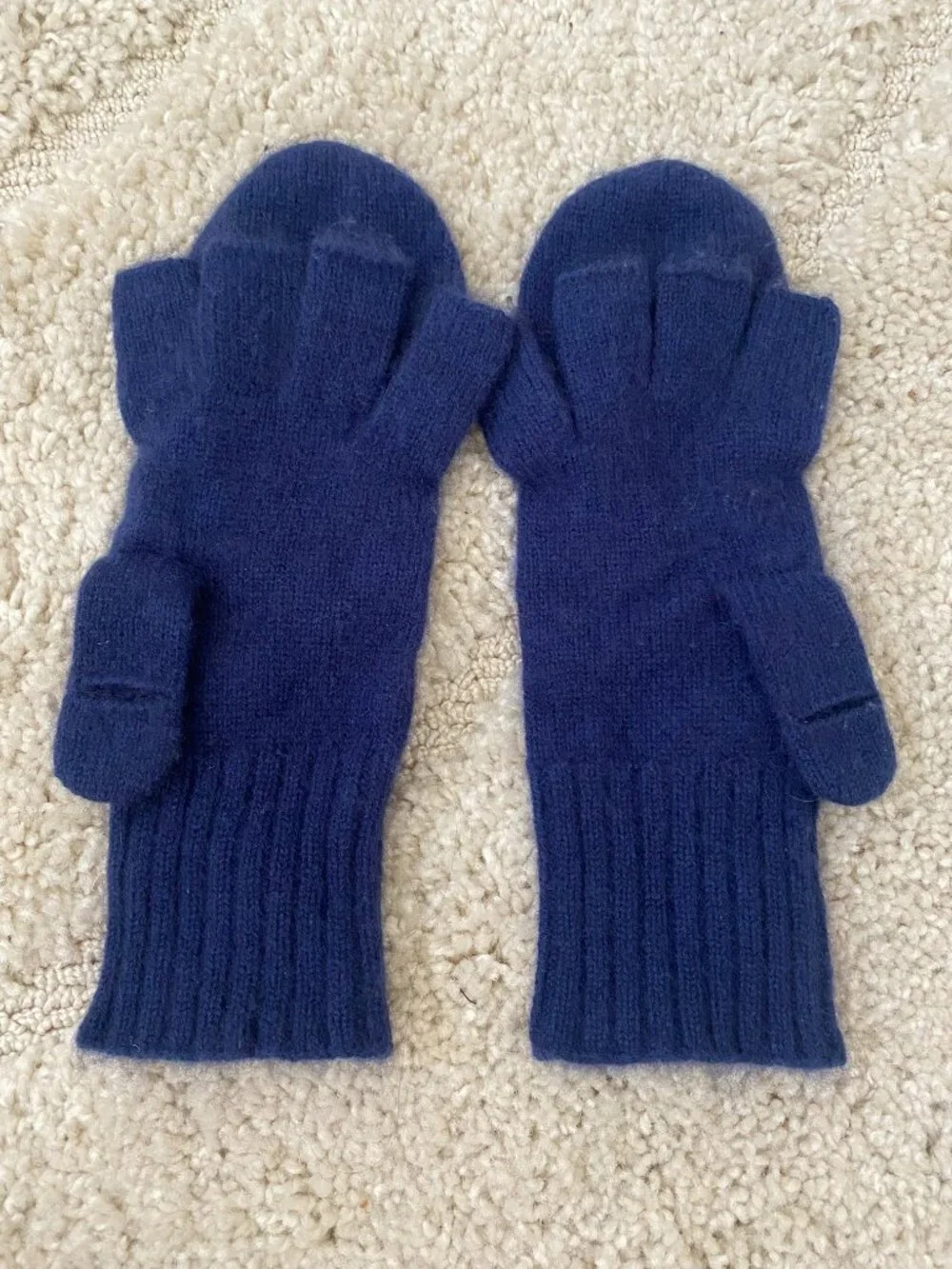 Hill House Cashmere Glovelettes Blue